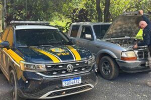 PRF recupera veículo furtado em Castelo (ES)