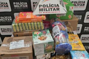 PM recupera parte de carga saqueada e drogas em Manhuaçu e região