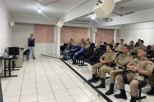 11º Batalhão de Polícia Militar recebe palestra de alinhamento de Defesa Civil