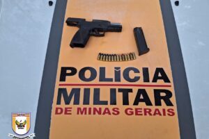 Arma e munições são apreendidas pela PM Rodoviária