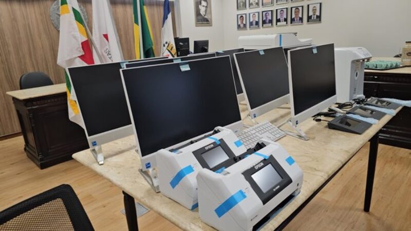 Delegacia de Abre recebe equipamentos doados pela Justiça da Comarca local
