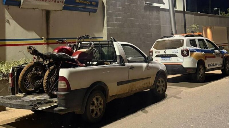 Motocicleta furtada em Sacramento é encontrada desmontada e a venda no Manhuaçuzinho