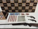 Armas e muita munição apreendidas em Mutum